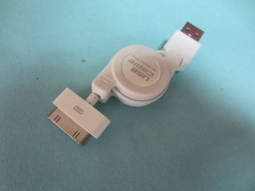 Mini Retractable Universal Usb Charger Cable For Iphone , Cellphone Odm