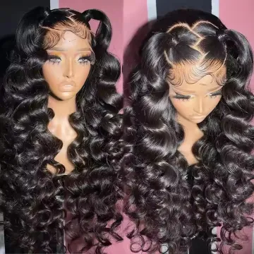 13x4 13x6 Natural Swiss Lace Front Wigs Loose Wave Transparent Hd Full Lace wigs Brazilian Human Hair lace Frontal Wigs
