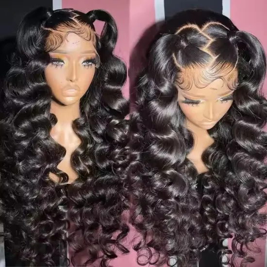13x4 13x6 Natural Swiss Lace Front Wigs Loose Wave Transparent Hd Full Lace wigs Brazilian Human Hair lace Frontal Wigs