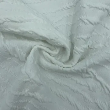 Wrinkle Design Double Sided Knitted Jacquard Textile