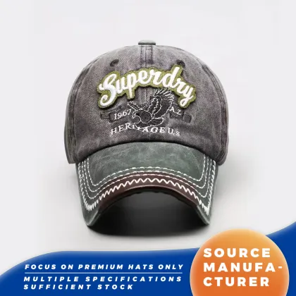 Superdry Heritage Eagle Washed Baseball Caps