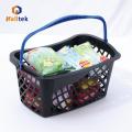 Supermarket Hollow Grid Shopping Hand Basket