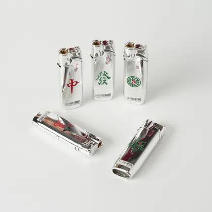 Mahjong-themed lighter