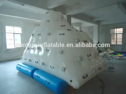 giant inflatable pool iceberg iceberg float ice mountain