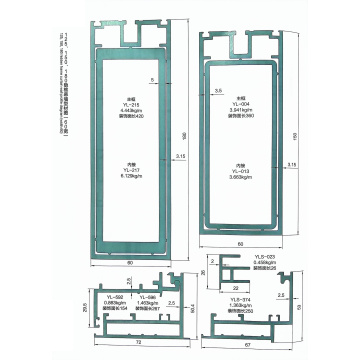 Thermal insulation broken bridge Curtain Wall