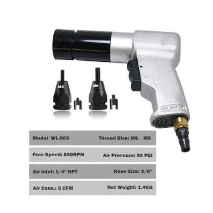 Pneumatic Riveters and Nut Guns: M6 M8 Air Rivet Tools