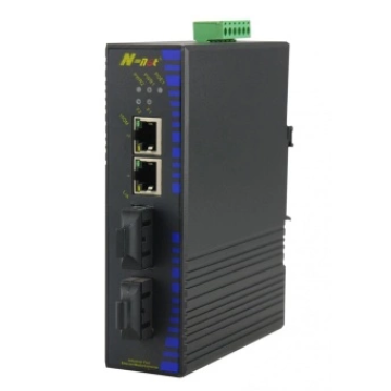 Industrial Fiber to Copper 10/100M PoE Media Converter