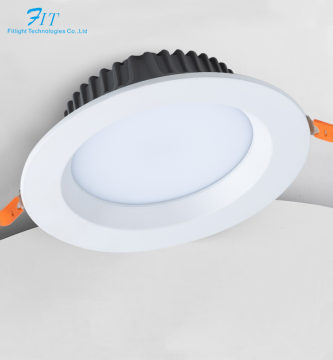 Super Slim LED Downlight Cob Rohs Dim ke Light Hangat Untuk Bilik Pameran