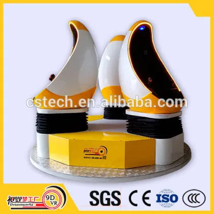 Funny games amusement park equipment 9d egg vr cinema from guangdong