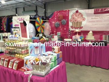 Gathered Table Cloth Pleated Table Skirts (WLTC005)