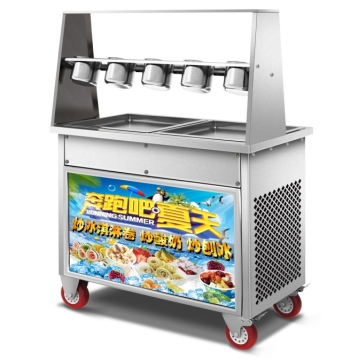 Fried Ice Cream Roll Machine