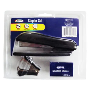 Staplers with remover