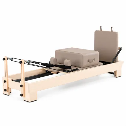 Premium Maple Pilates Reformer with Reformer Box