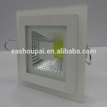2016 New Design Square ceiling light with Glass cover 12W chandelier