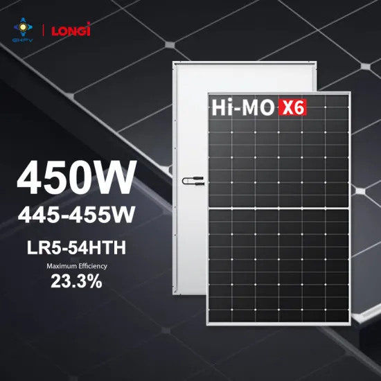 Longi Hi-Mo X6 Solar Panels: 445W to 455W Photovoltaic Modules LR5-54HTH