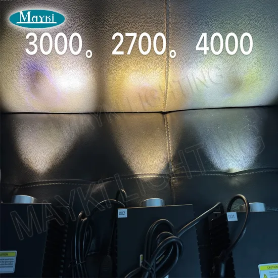 Mayki CCT 2700K-6000K LED Fiber Optic Illuminator with Twinkle Colors Wheel and DMX512 RF Remote