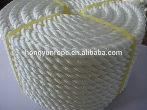 White PP Rope, PP twisted rope for marine