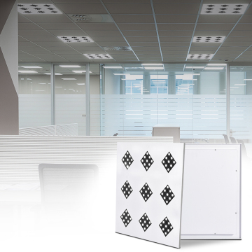 Hotel Home Office 40 watt plafond personnalisable carré carré à LED Panneau à LED