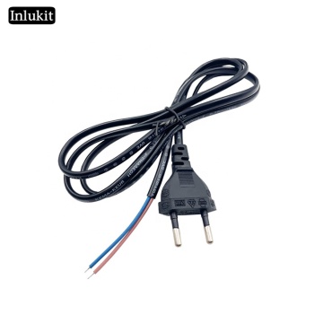 Two Core Pure Copper Soldered Tin Single Ended Flat Wire European Standard Power Cord" can be simplified and made more user-friendly by focusing on the key aspects such as material, construction, and standard. Here are a few potential titles:

1. "Premium