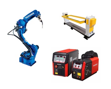 YASKAWA AR1440 Welding Robot System with CNGBS Positioner and MEGMEET Welder for Automation