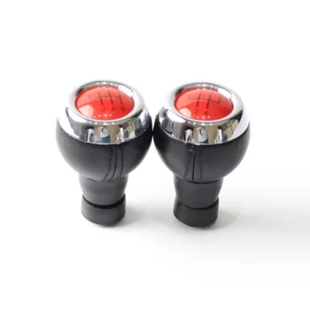 MINI COOPER & BMW 5 6 Speed Shifter Knob - Red Black Auto Accessory