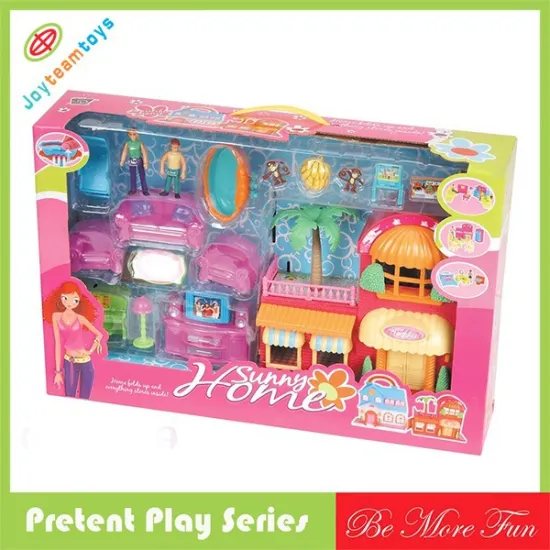 JTH40219 children beautiful mini house toy