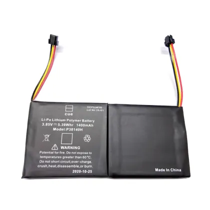 3.85V1400mAh 38140 Rechargeable Li-Po battery