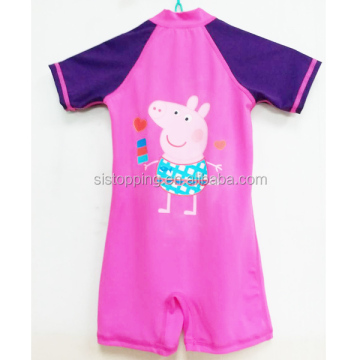 New Arrival Kids Lycra Swim T-Shirt Rashguard Tops for Sublimation