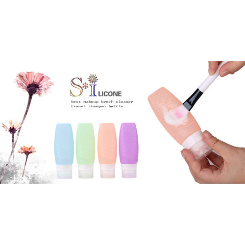 FDA Shampoo Silicone Travel Bottles Tubes