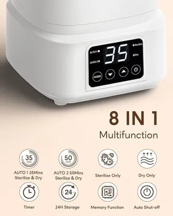 2023 New OEM8 in 1 Multifunctional Infant Bottle Disinfector