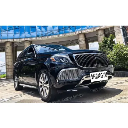 Benz GLS X166 2016-2019 Car Body Kit Bumper Eyebrows Maybach Upgrade