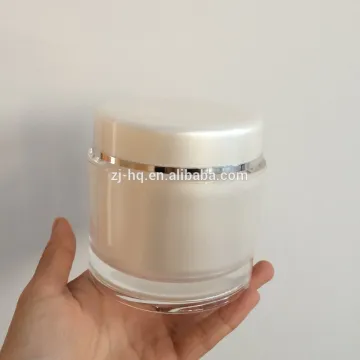 Y03 200ml white acrylic cream jar cosmetic cream jars