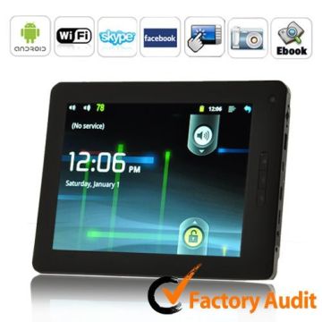 M718 Android 4.0 Scroll Tablet Pc 8inch Samsung Chipset With 512mb / 4gb Hdd