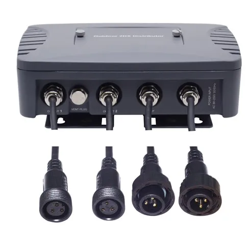 Waterproof DMX Distributor for Die-Cast Aluminum Outdoor Stage Lighting Controller