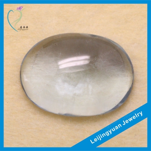 Factory market prices change blue oval shape glass gemstone