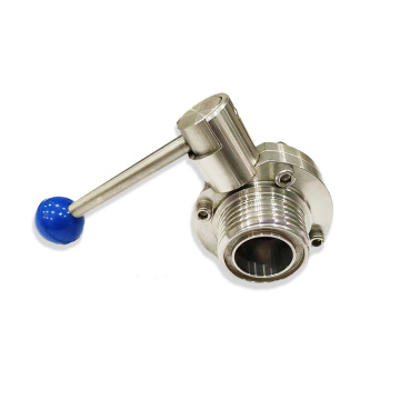 DN30 valve assembly threaded butterfly valve