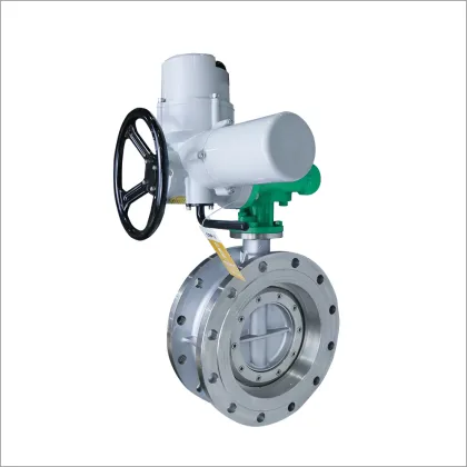 Electromechanical Turbine Three Eccentric Butterfly Valve