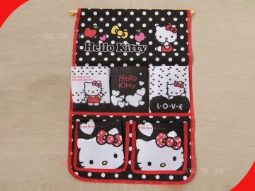Customized Hello Kitty Wall Pockets Organizers Systems Mounted File Storage