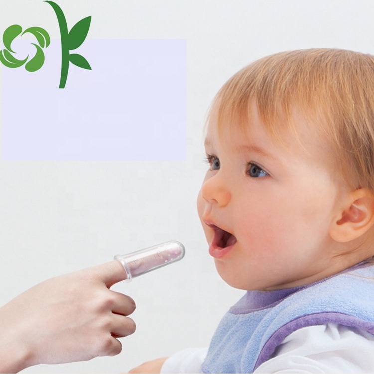 Baby Oral Cleaning Soft Silicone Toothbrush