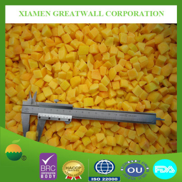 2015 crop frozen diced yellow peach