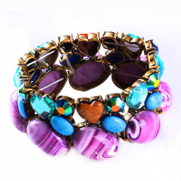 New Trend Charms Jewelry Fashion Stretch Natural Stone Bracelet