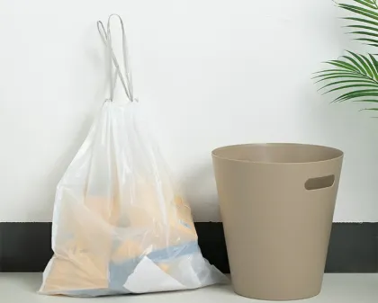 Biodegradable Drawstring Tall Kitchen Trash Bag Rolls