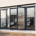 Heavy duty aluminum entrance doors