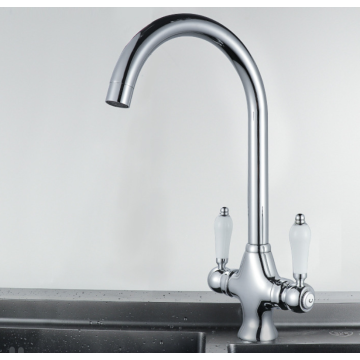 Low pressure kitchen sink water ridge faucet