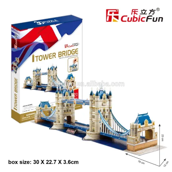 (UK)Tower Bridge 3D Puzzle ICTI Toys