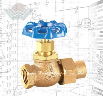 Brass regulating globe Valve with union end