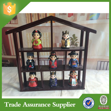 New Products Resin Custom Korean Figurines Hanbok Dolls