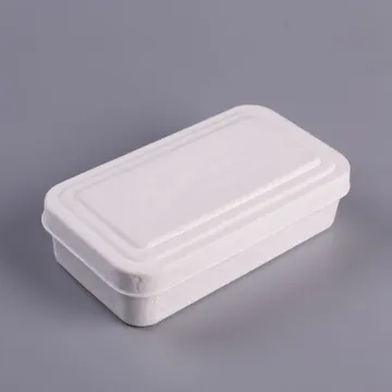 Compostable pulp biodegradable packaging box