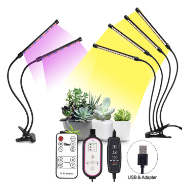 20W-40W Full Spectrum LED Plant Grow Light with Clip for Indoors
