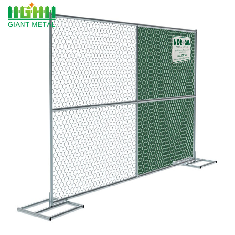 welded mesh hot dipped galvanized temporary fence